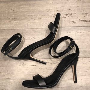 Cole Haan Cyro Black Leather Sandal